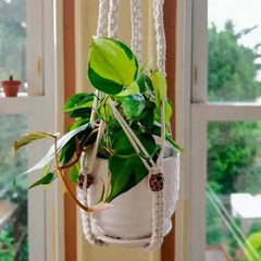 Pots et cache-pots Pot de support plante macramé | Boutique yoga | Yogshi