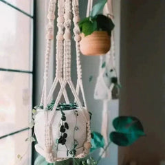 Pots et cache-pots Pot de support plante macramé | Boutique yoga | Yogshi