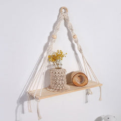 Étagères murales et corniches Étagère suspendue macramé | Boutique yoga | Yogshi