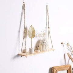 Étagères murales et corniches Étagère suspendue macramé | Boutique yoga | Yogshi