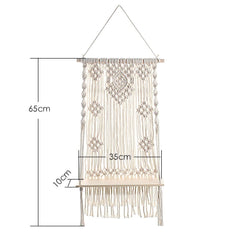 Étagères murales et corniches Étagère suspendue macramé | Boutique yoga | Yogshi