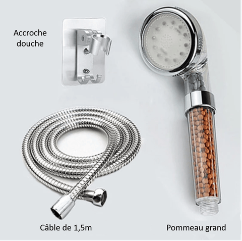 Pommes de douche Douche LED thérapeutique purifiante | Boutique yoga | Yogshi
